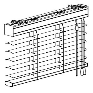 jaloezie 50 mm standaard 305001200